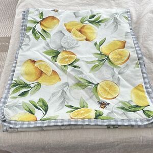 House & Garden Lemon & Bumble Themed Table Runner Decor